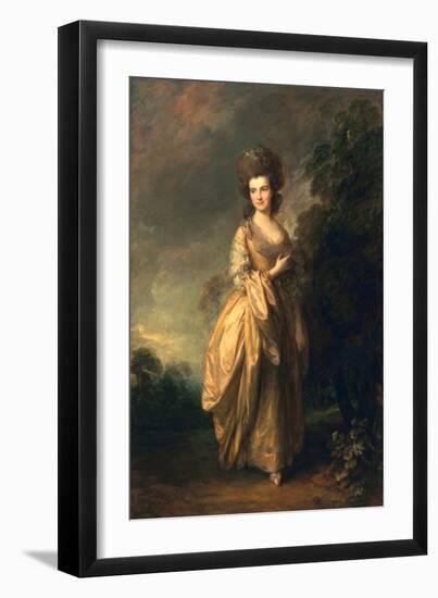 Elizabeth Beaufoy, Later Elizabeth Pycroft, C.1780-Thomas Gainsborough-Framed Giclee Print