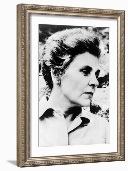 Elizabeth Bishop American Poet, Won the 1956 Pulitzer Prize for Her Book, Poems - North and South-null-Framed Art Print