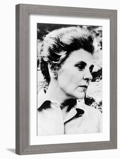 Elizabeth Bishop American Poet, Won the 1956 Pulitzer Prize for Her Book, Poems - North and South-null-Framed Art Print