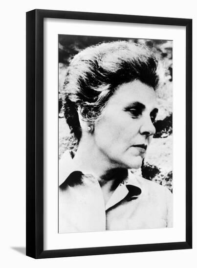 Elizabeth Bishop American Poet, Won the 1956 Pulitzer Prize for Her Book, Poems - North and South-null-Framed Art Print