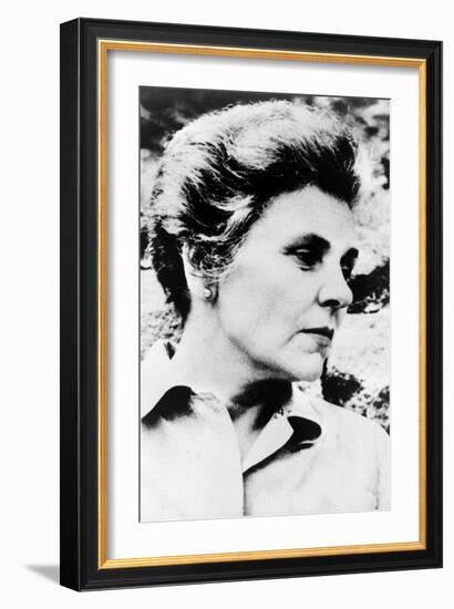 Elizabeth Bishop American Poet, Won the 1956 Pulitzer Prize for Her Book, Poems - North and South-null-Framed Art Print