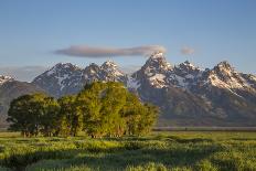 USA, Wyoming, Grand Teton National Park, Grand Tetons in the springtime.-Elizabeth Boehm-Photographic Print