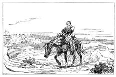 Arrival of Dr Brydon at Jalalabad, January 1842-Elizabeth Butler-Framed Giclee Print