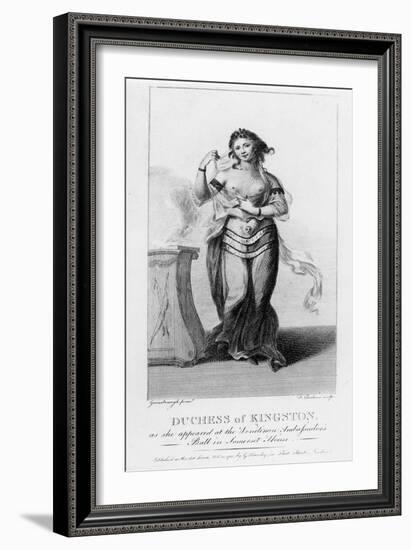 Elizabeth Chudleigh-Thomas Gainsborough-Framed Giclee Print