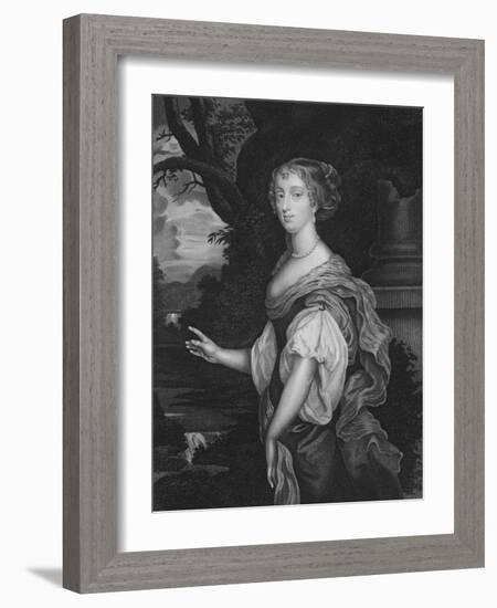 Elizabeth, Countess of Northumberland-Sir Peter Lely-Framed Giclee Print