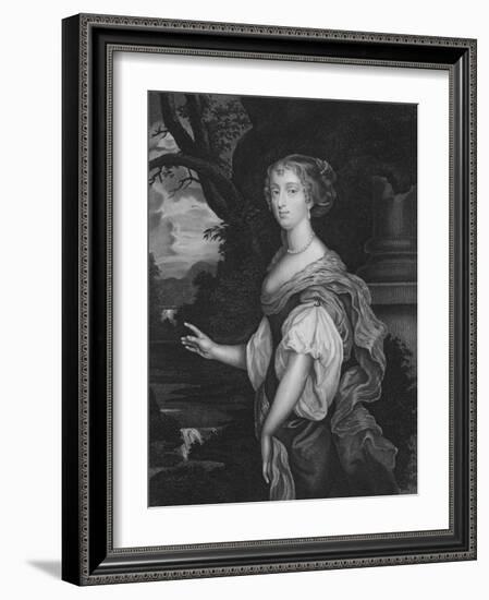 Elizabeth, Countess of Northumberland-Sir Peter Lely-Framed Giclee Print