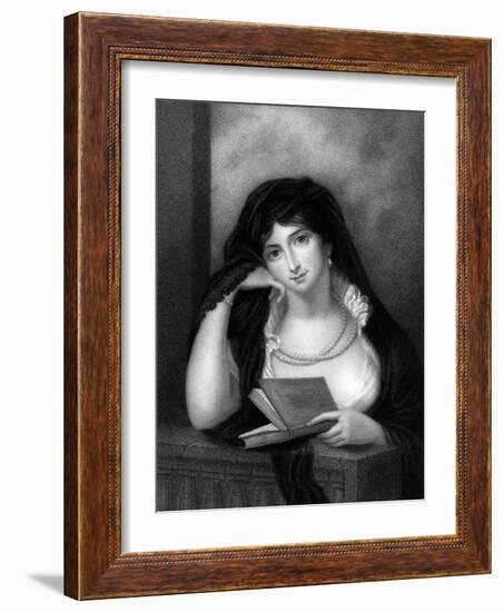 Elizabeth Ctess Erroll-Richard Cosway-Framed Art Print