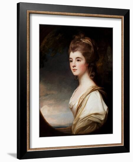 Elizabeth, Duchess of Sutherland, 1782-George Romney-Framed Giclee Print