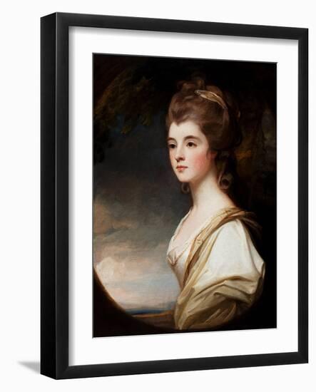 Elizabeth, Duchess of Sutherland, 1782-George Romney-Framed Premium Giclee Print