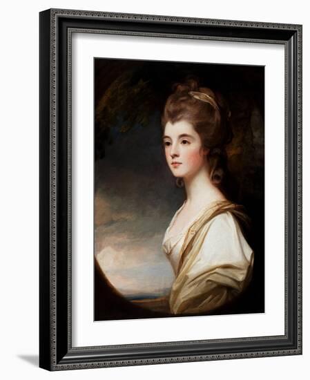 Elizabeth, Duchess of Sutherland, 1782-George Romney-Framed Premium Giclee Print