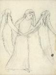 Idea for 'La Belle Dame Sans Merci' (Pencil on Paper) (See also 200314)-Elizabeth Eleanor Siddal-Giclee Print
