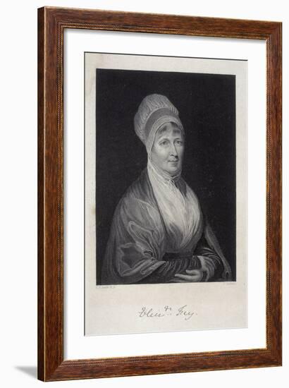 Elizabeth Fry, 1844-J Cochran-Framed Giclee Print