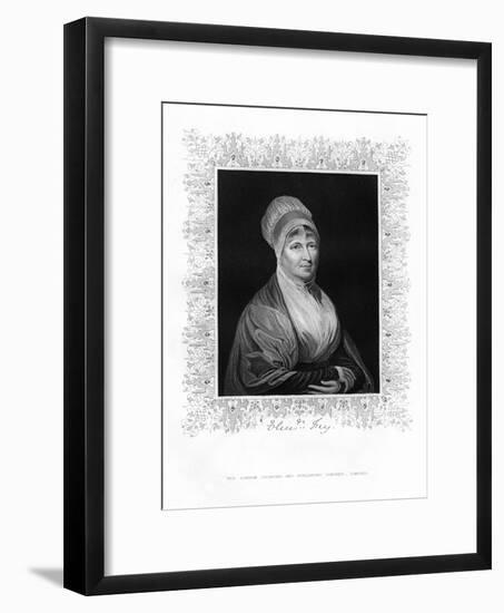 Elizabeth Fry, British Philanthropist, 19th Century-J Cochran-Framed Giclee Print