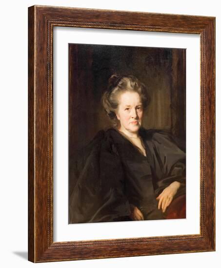 Elizabeth Garrett Anderson, 1900 (Oil on Canvas)-John Singer Sargent-Framed Giclee Print