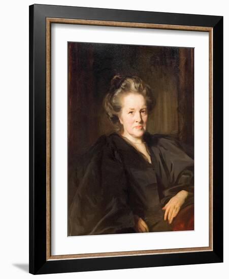 Elizabeth Garrett Anderson, 1900 (Oil on Canvas)-John Singer Sargent-Framed Giclee Print