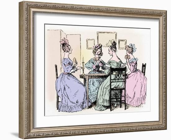 Elizabeth Gaskell Cleghorn - Cranford-Hugh Thomson-Framed Giclee Print