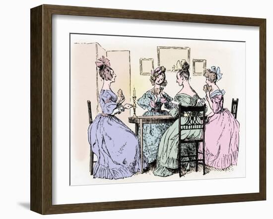 Elizabeth Gaskell Cleghorn - Cranford-Hugh Thomson-Framed Giclee Print