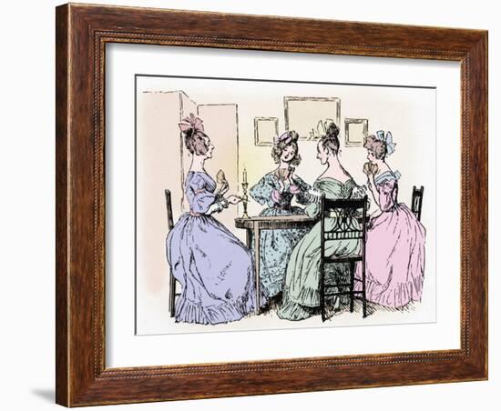 Elizabeth Gaskell Cleghorn - Cranford-Hugh Thomson-Framed Giclee Print