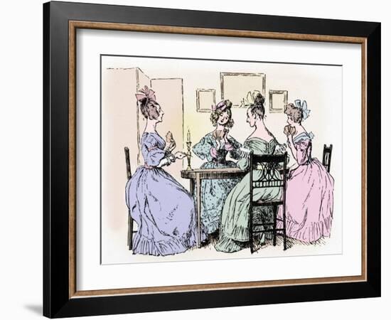 Elizabeth Gaskell Cleghorn - Cranford-Hugh Thomson-Framed Giclee Print