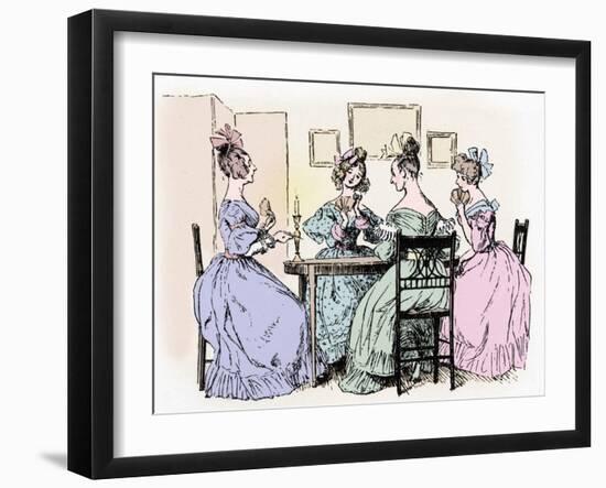 Elizabeth Gaskell Cleghorn - Cranford-Hugh Thomson-Framed Giclee Print