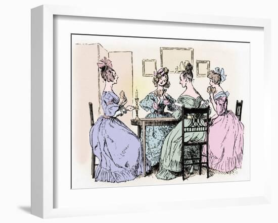 Elizabeth Gaskell Cleghorn - Cranford-Hugh Thomson-Framed Giclee Print