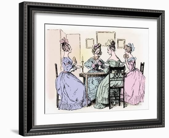 Elizabeth Gaskell Cleghorn - Cranford-Hugh Thomson-Framed Giclee Print