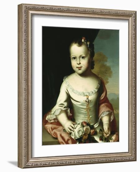 Elizabeth Greenleaf, c.1755-1758-John Singleton Copley-Framed Giclee Print