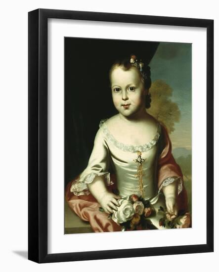 Elizabeth Greenleaf, c.1755-1758-John Singleton Copley-Framed Giclee Print