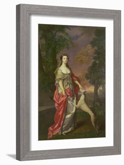 Elizabeth Gunning, Duchess of Hamilton, 1752-3-Gavin Hamilton-Framed Giclee Print