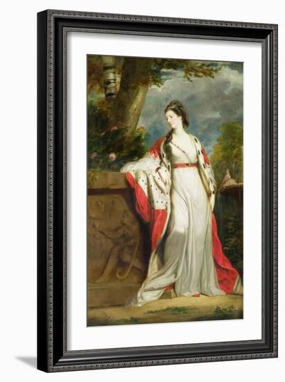 Elizabeth Gunning, Duchess of Hamilton and Duchess of Argyll, c.1760-Sir Joshua Reynolds-Framed Giclee Print