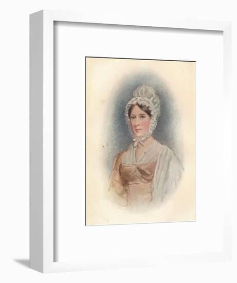 'Elizabeth Gurney (b1790), at the age of 27 (circa), 1817-Unknown-Framed Giclee Print