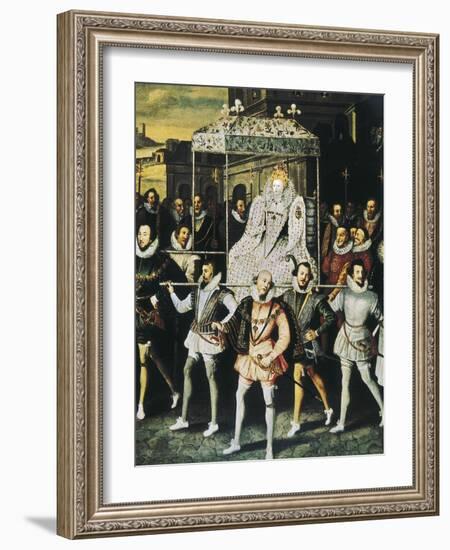 Elizabeth I of England, Called "The Virgin Queen" (1533-1603)-null-Framed Art Print