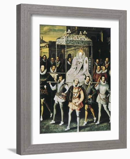 Elizabeth I of England, Called "The Virgin Queen" (1533-1603)-null-Framed Art Print