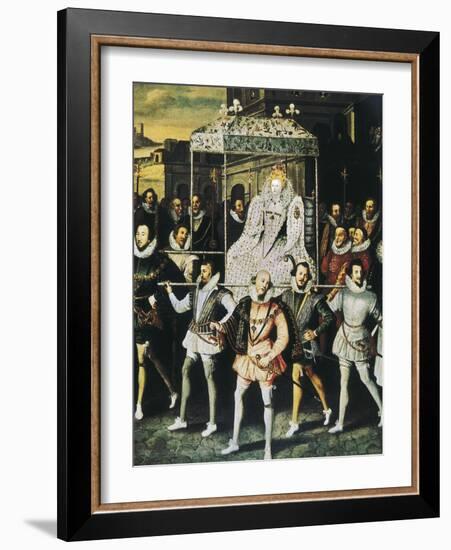 Elizabeth I of England, Called "The Virgin Queen" (1533-1603)-null-Framed Art Print