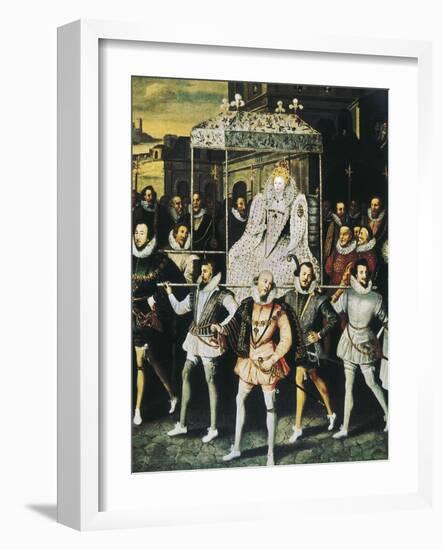 Elizabeth I of England, Called "The Virgin Queen" (1533-1603)-null-Framed Art Print