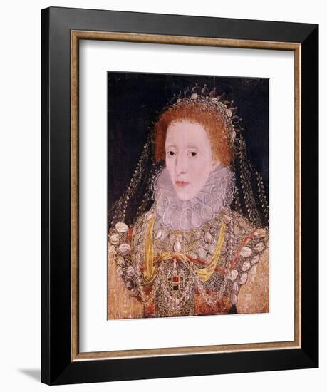 Elizabeth I, Queen of England and Ireland, C1580-null-Framed Giclee Print