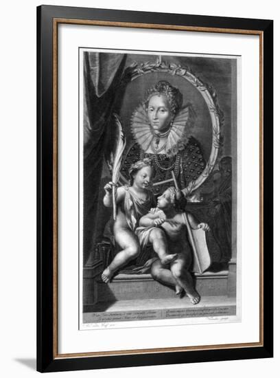 Elizabeth I, Queen of England and Ireland-Cornelis Vermeulen-Framed Giclee Print