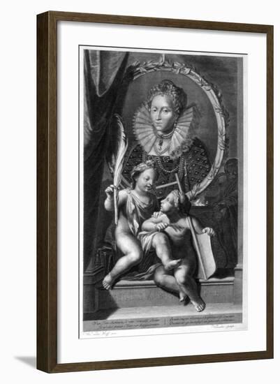 Elizabeth I, Queen of England and Ireland-Cornelis Vermeulen-Framed Giclee Print
