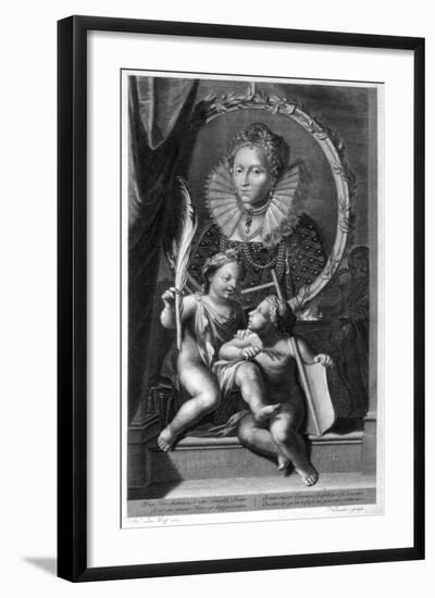 Elizabeth I, Queen of England and Ireland-Cornelis Vermeulen-Framed Giclee Print