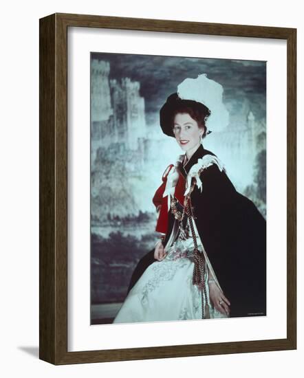 Elizabeth II, Born 21 April 1926-Cecil Beaton-Framed Premium Photographic Print