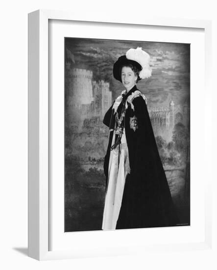 Elizabeth II, Born 21 April 1926-Cecil Beaton-Framed Premium Photographic Print