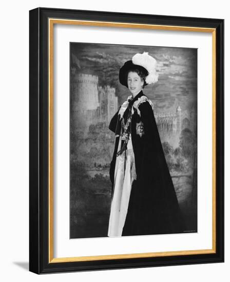 Elizabeth II, Born 21 April 1926-Cecil Beaton-Framed Premium Photographic Print