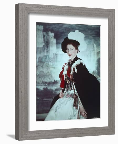 Elizabeth II, Born 21 April 1926-Cecil Beaton-Framed Photographic Print