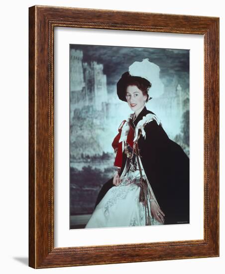 Elizabeth II, Born 21 April 1926-Cecil Beaton-Framed Photographic Print