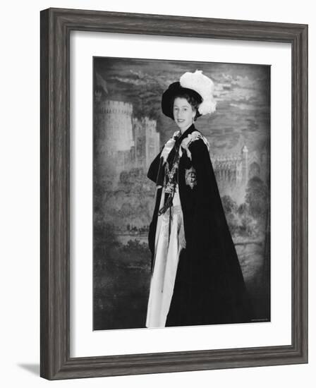 Elizabeth II, Born 21 April 1926-Cecil Beaton-Framed Photographic Print