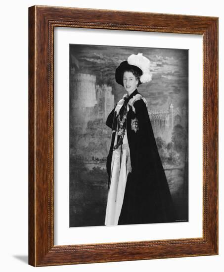 Elizabeth II, Born 21 April 1926-Cecil Beaton-Framed Photographic Print