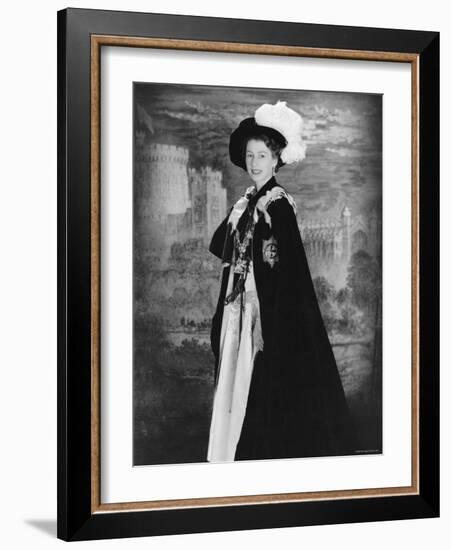 Elizabeth II, Born 21 April 1926-Cecil Beaton-Framed Photographic Print