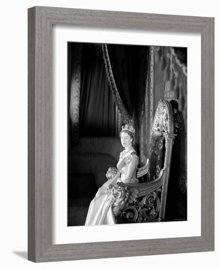 Elizabeth II, Born 21 April 1926-Cecil Beaton-Framed Photographic Print