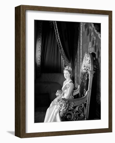 Elizabeth II, Born 21 April 1926-Cecil Beaton-Framed Photographic Print