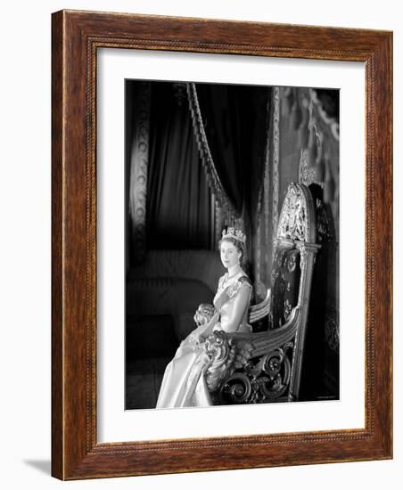 Elizabeth II, Born 21 April 1926-Cecil Beaton-Framed Photographic Print